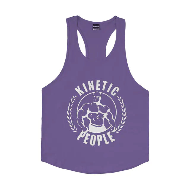 Men's Cotton Vest for Gym Sports Training and Leisure