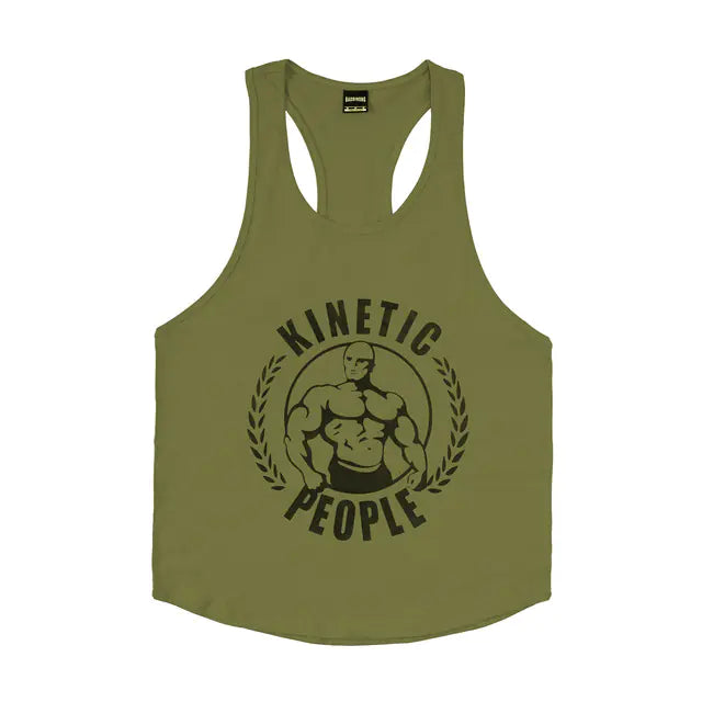 Men's Cotton Vest for Gym Sports Training and Leisure