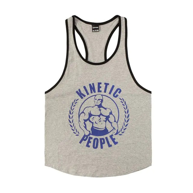 Men's Cotton Vest for Gym Sports Training and Leisure