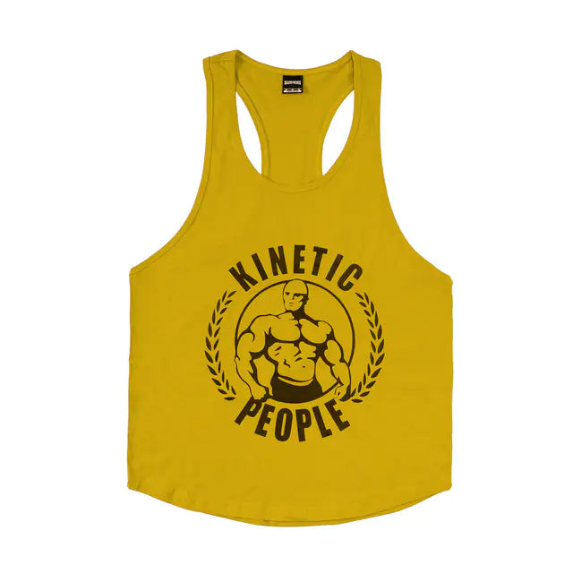 Men's Cotton Vest for Gym Sports Training and Leisure