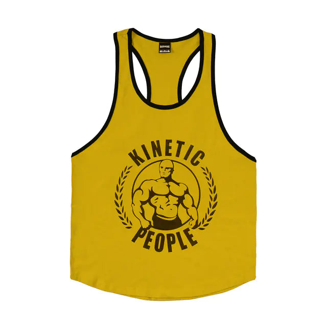 Men's Cotton Vest for Gym Sports Training and Leisure