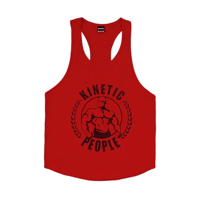 Men's Cotton Vest for Gym Sports Training and Leisure