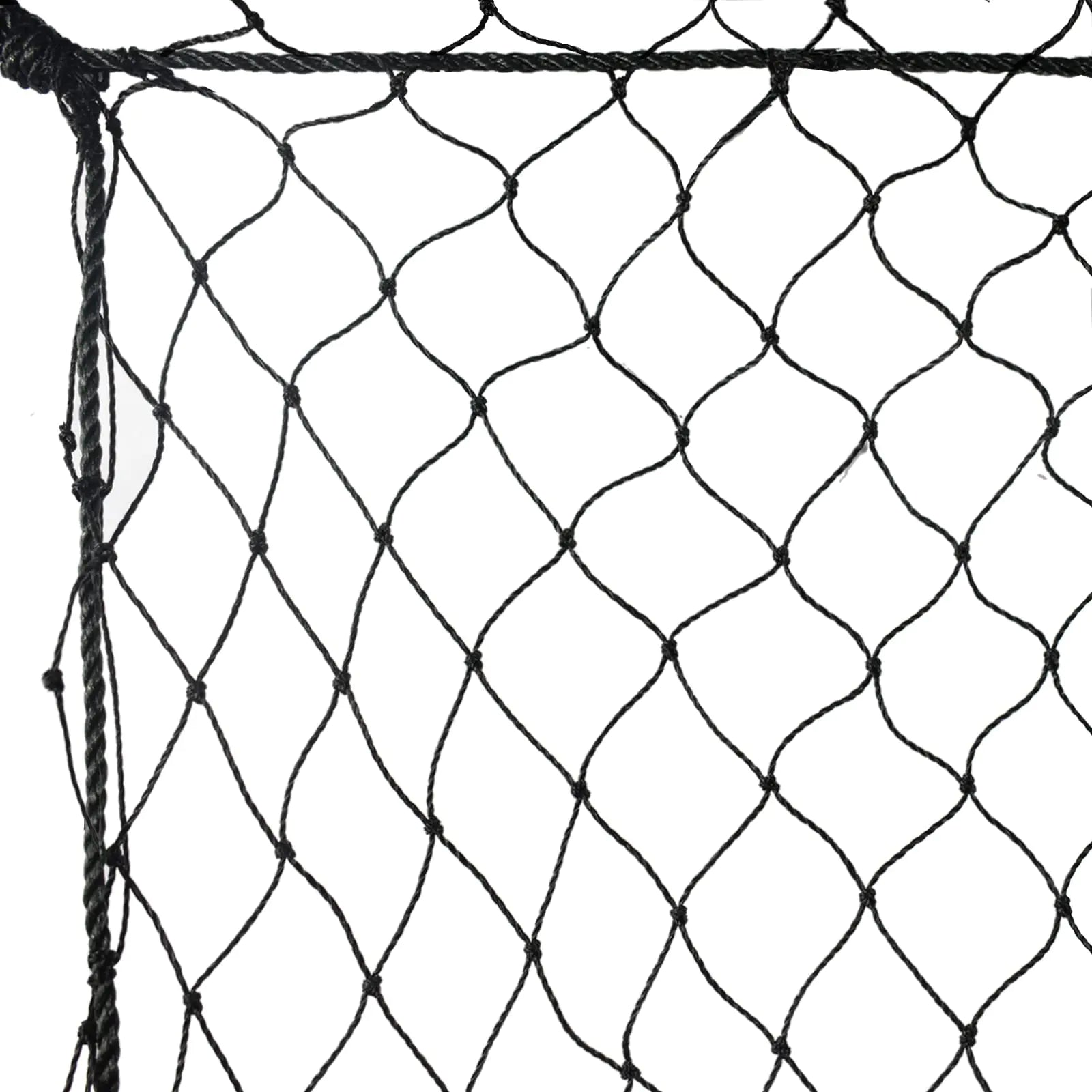 TNZMART Black Baseball Backstop Nets Baseball Practice Net Durable Sports Barrier Netting Batting Net for Baseball (10x6.5 Ft)