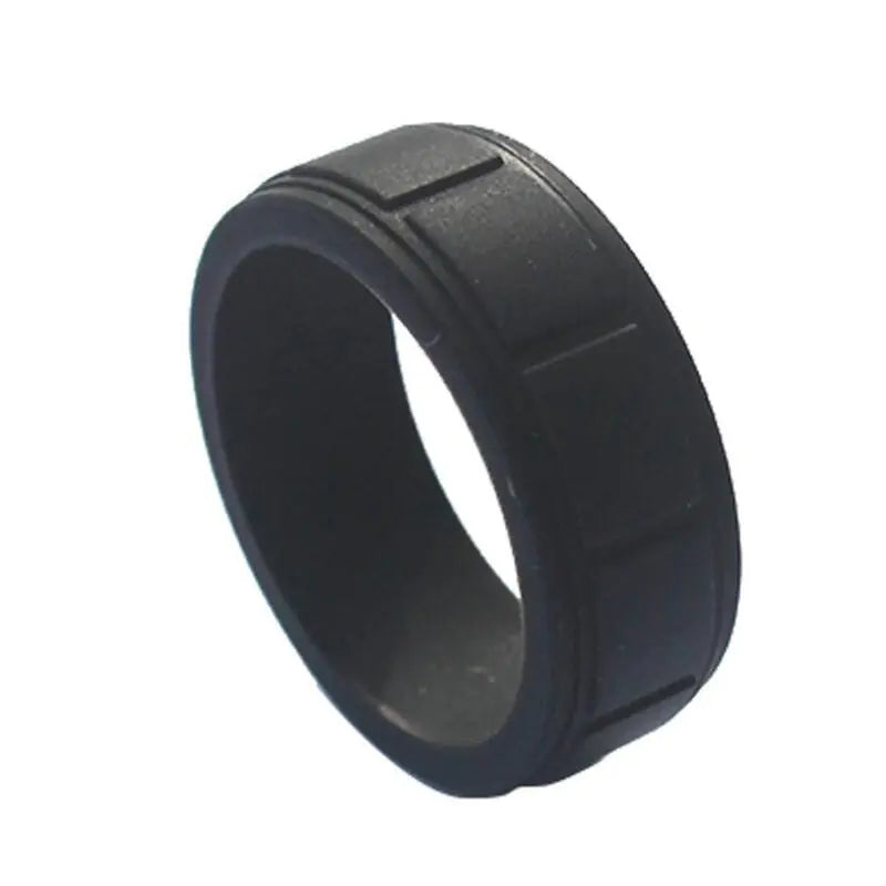 7-Color Silicone Rings - Trendy Sports Accessories