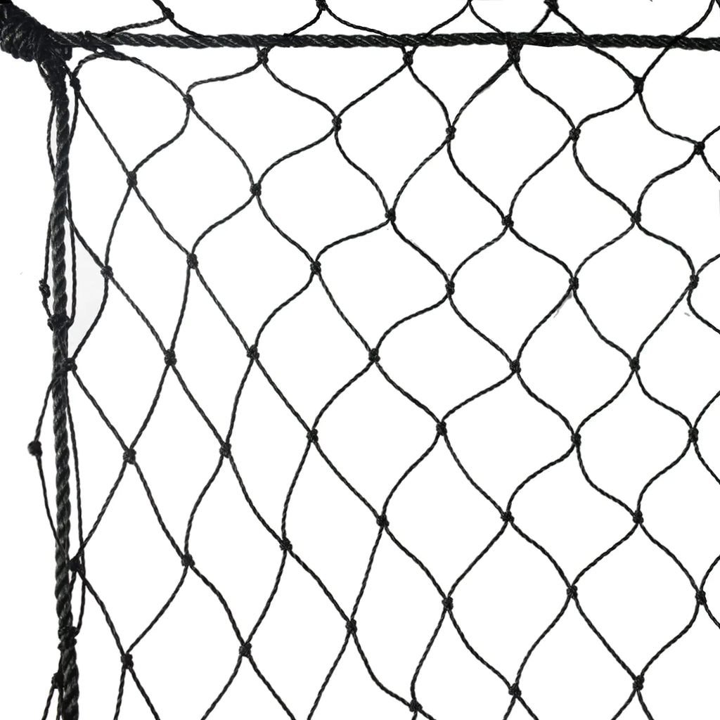 TNZMART Black Baseball Backstop Nets Baseball Practice Net Durable Sports Barrier Netting Batting Net for Baseball (10x6.5 Ft)